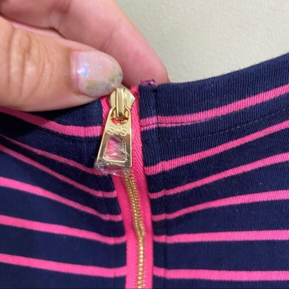 𝅺nwot Sail To Sable Striped Tee Shirt Dress Size LARGE - Picture 5 of 7